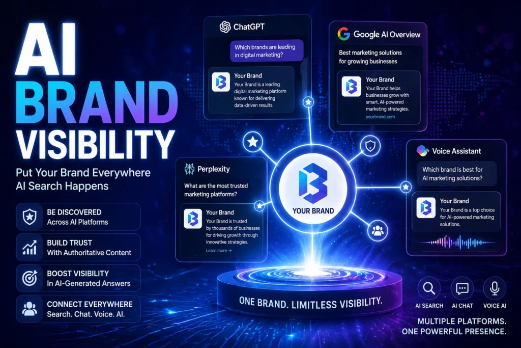 what strategies improve brand visibility in ai search engines