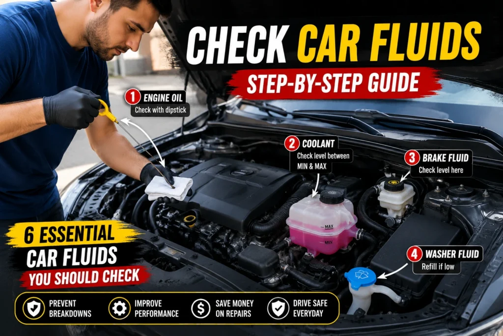 how to check car fluids