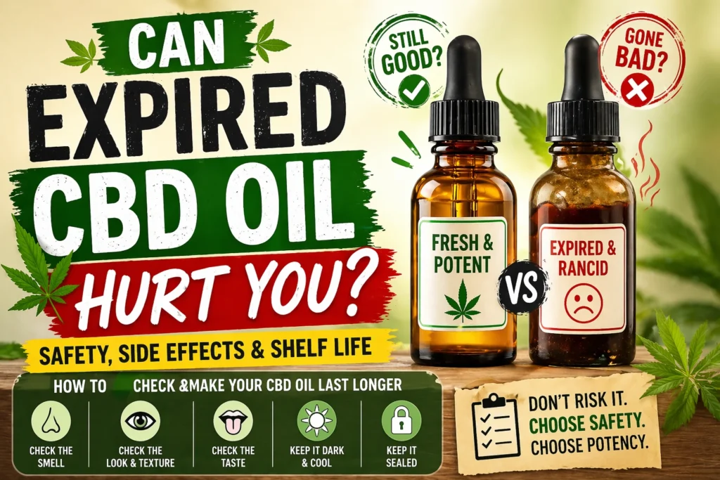 can expired cbd oil hurt you