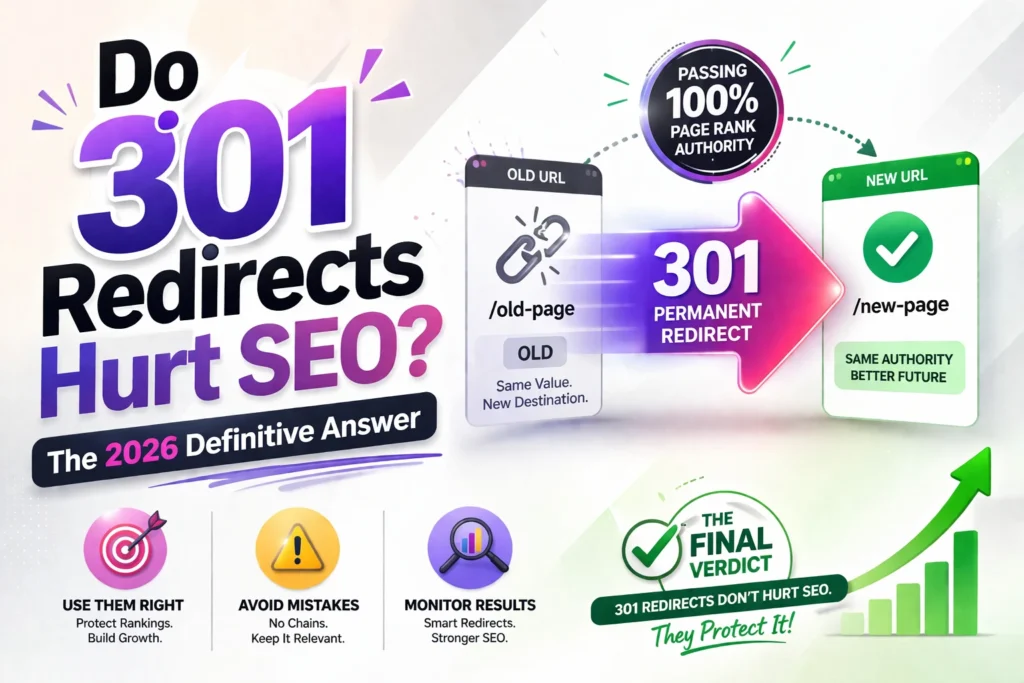do 301 redirects hurt seo