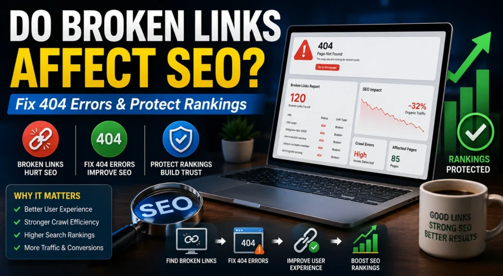 do broken links affect seo