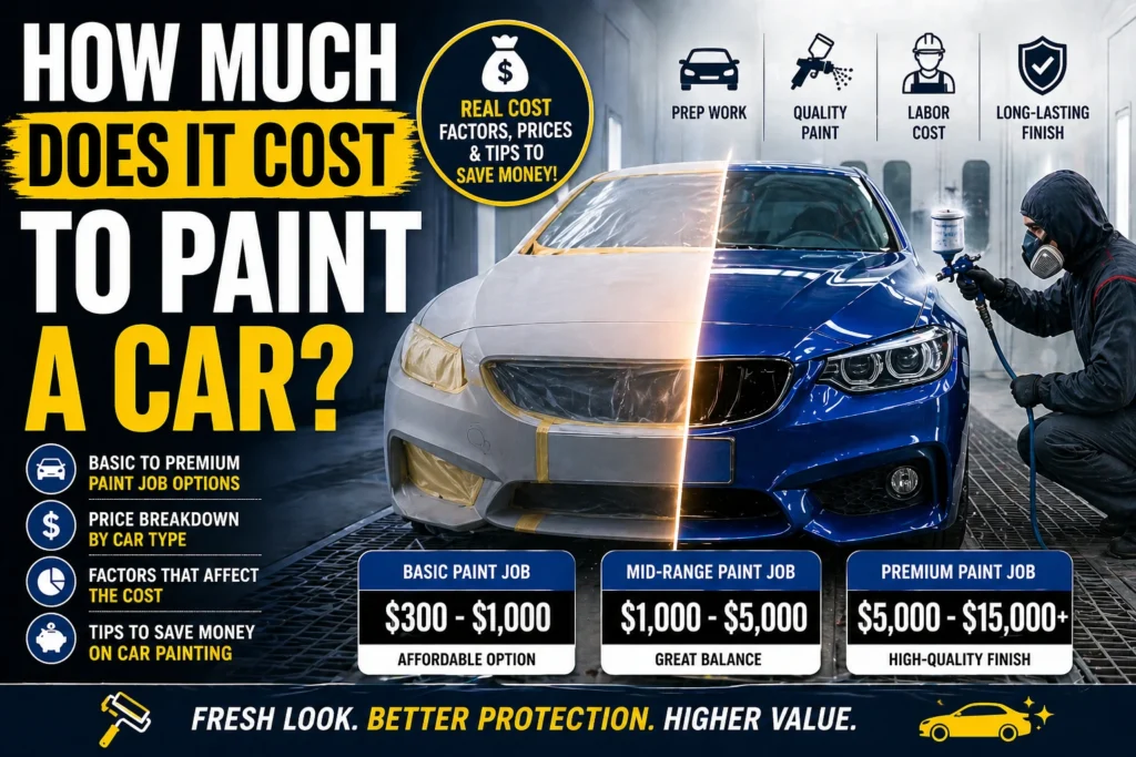 how much does it cost to paint a car