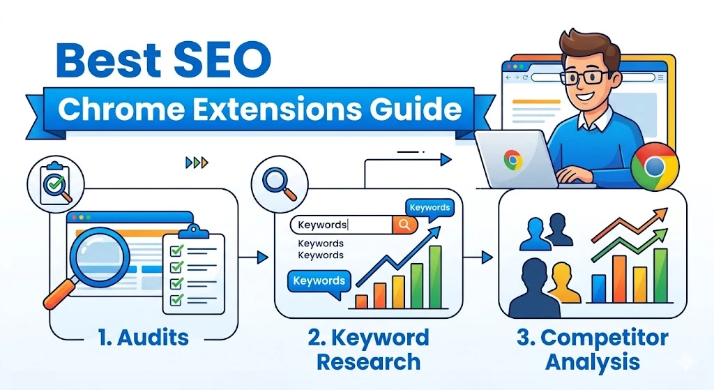 best seo chrome extensions for keyword research and audits