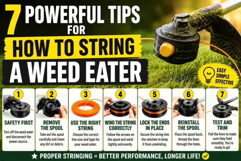 How To String A Weed Eater