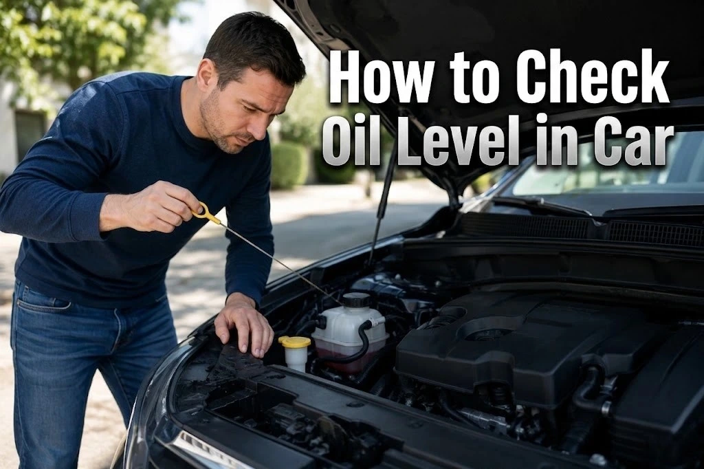 how to check oil level in car