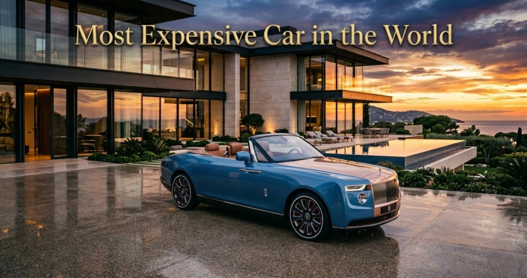 most expensive car in the world 2026 Rolls Royce Boat Tail luxury car