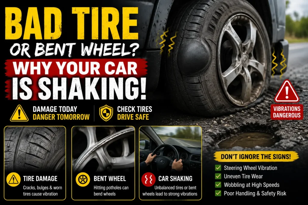 bad tire or bent wheel