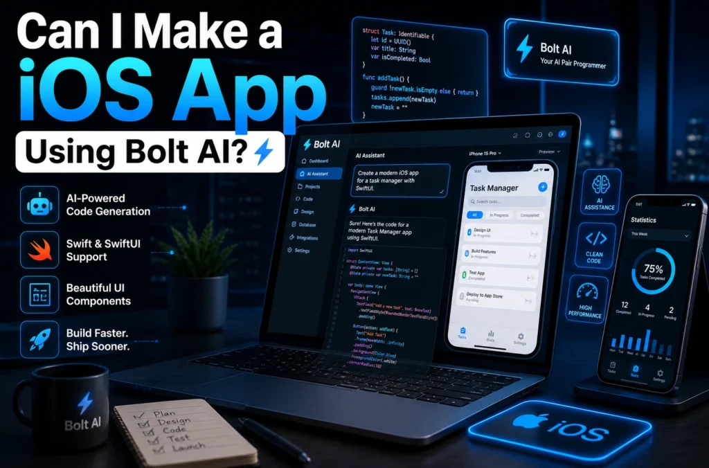 can i make a ios app using bolt ai