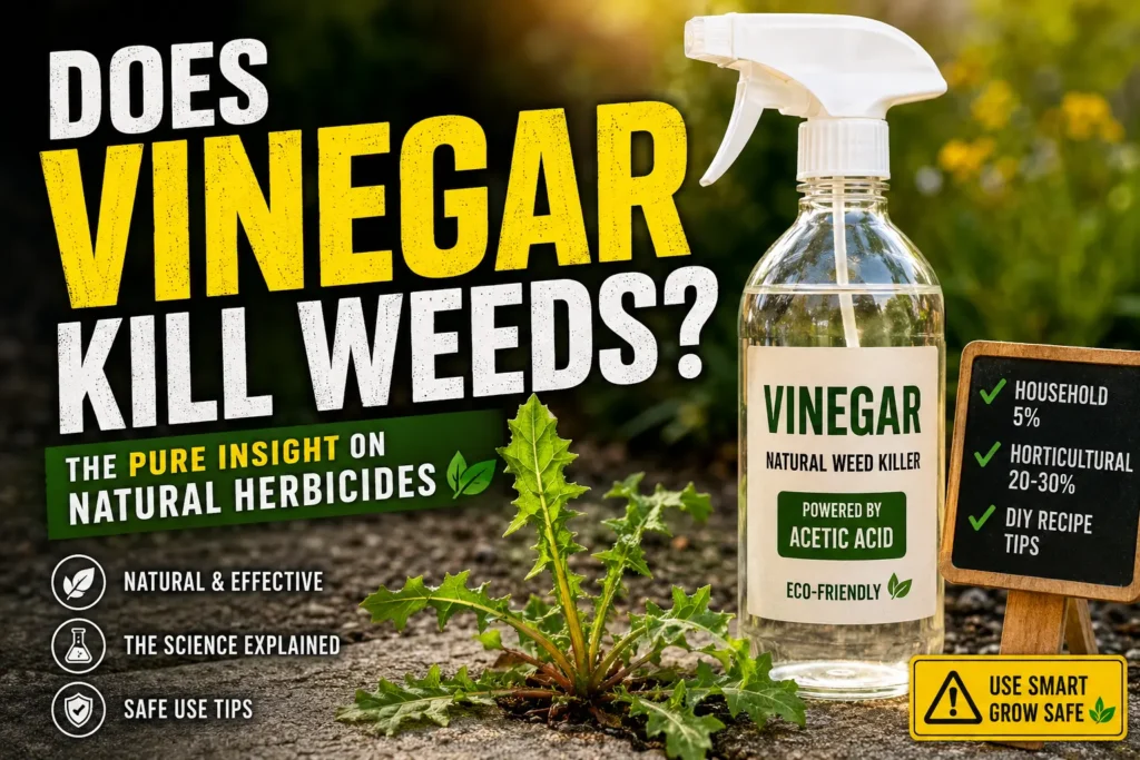 does vinegar kill weeds