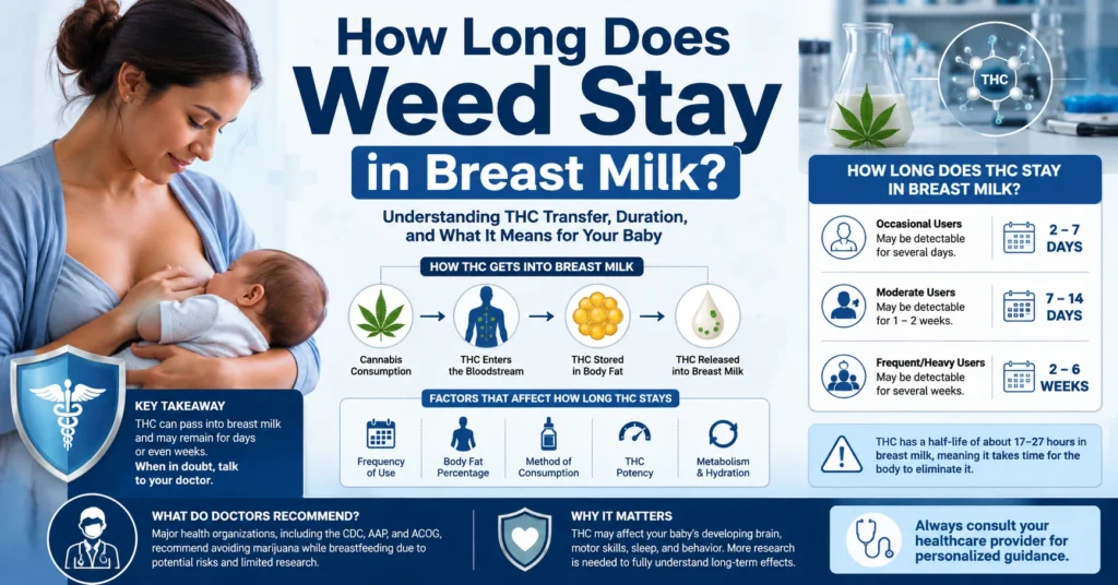 How Long Does Weed Stay in Breast Milk