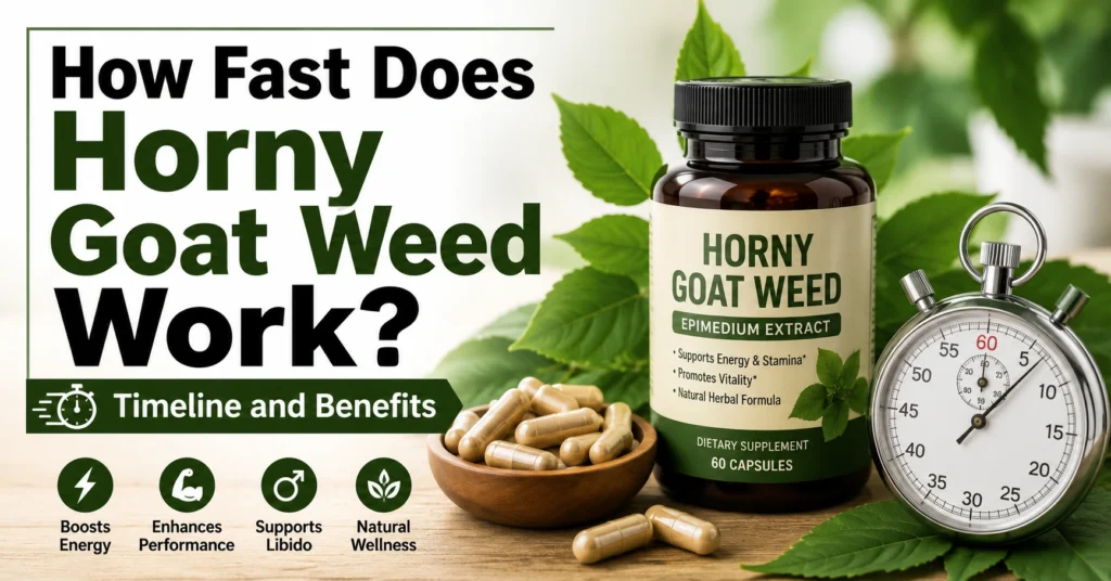 How Fast Does Horny Goat Weed Work