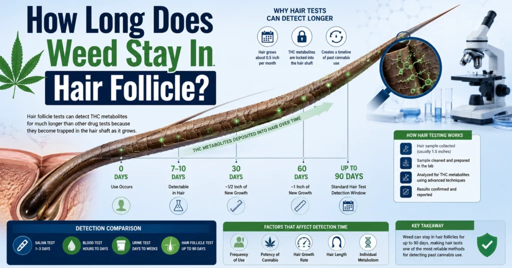 How Long Does Weed Stay In Hair Follicle
