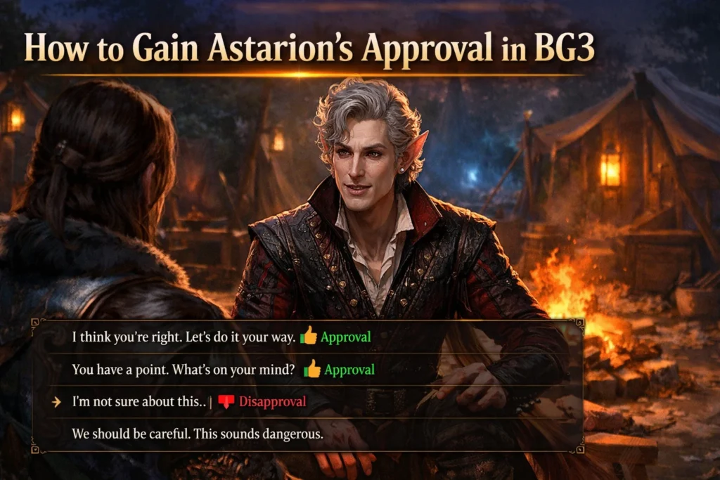 How to Gain Astarion's Approval in BG3