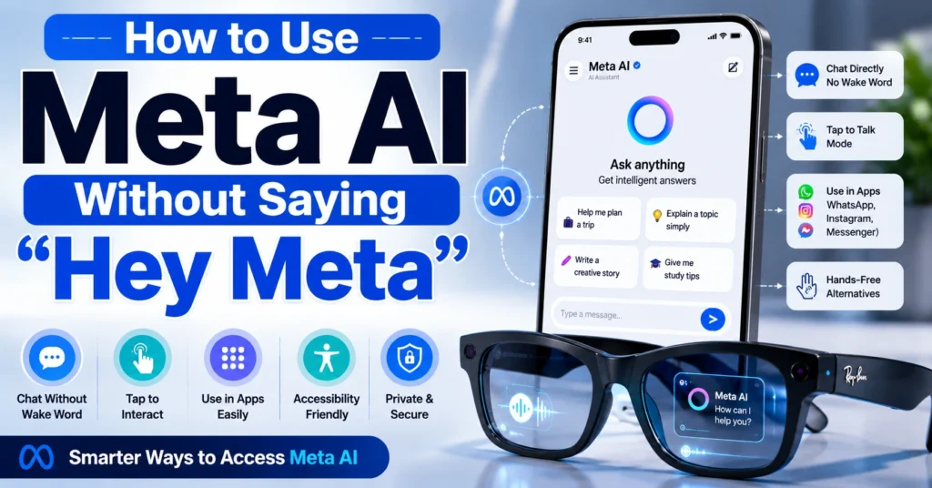 how to use meta ai without saying hey meta