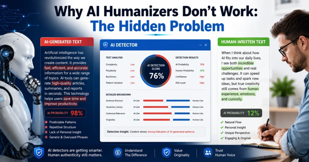 why ai humanizers don't work